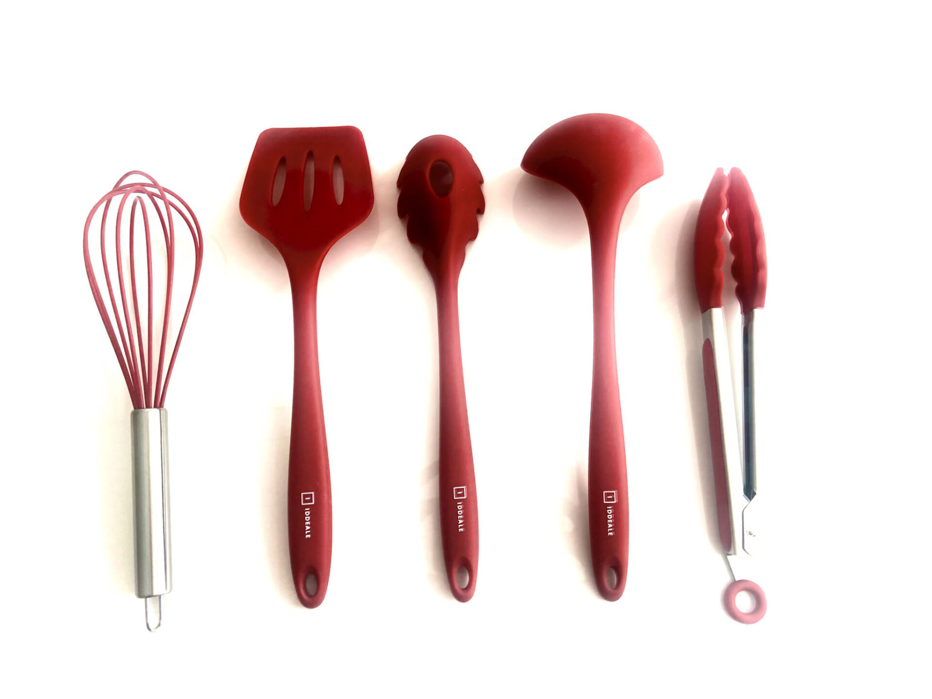 Kit Utensílios em Silicone - Vermelho - Imagem 6