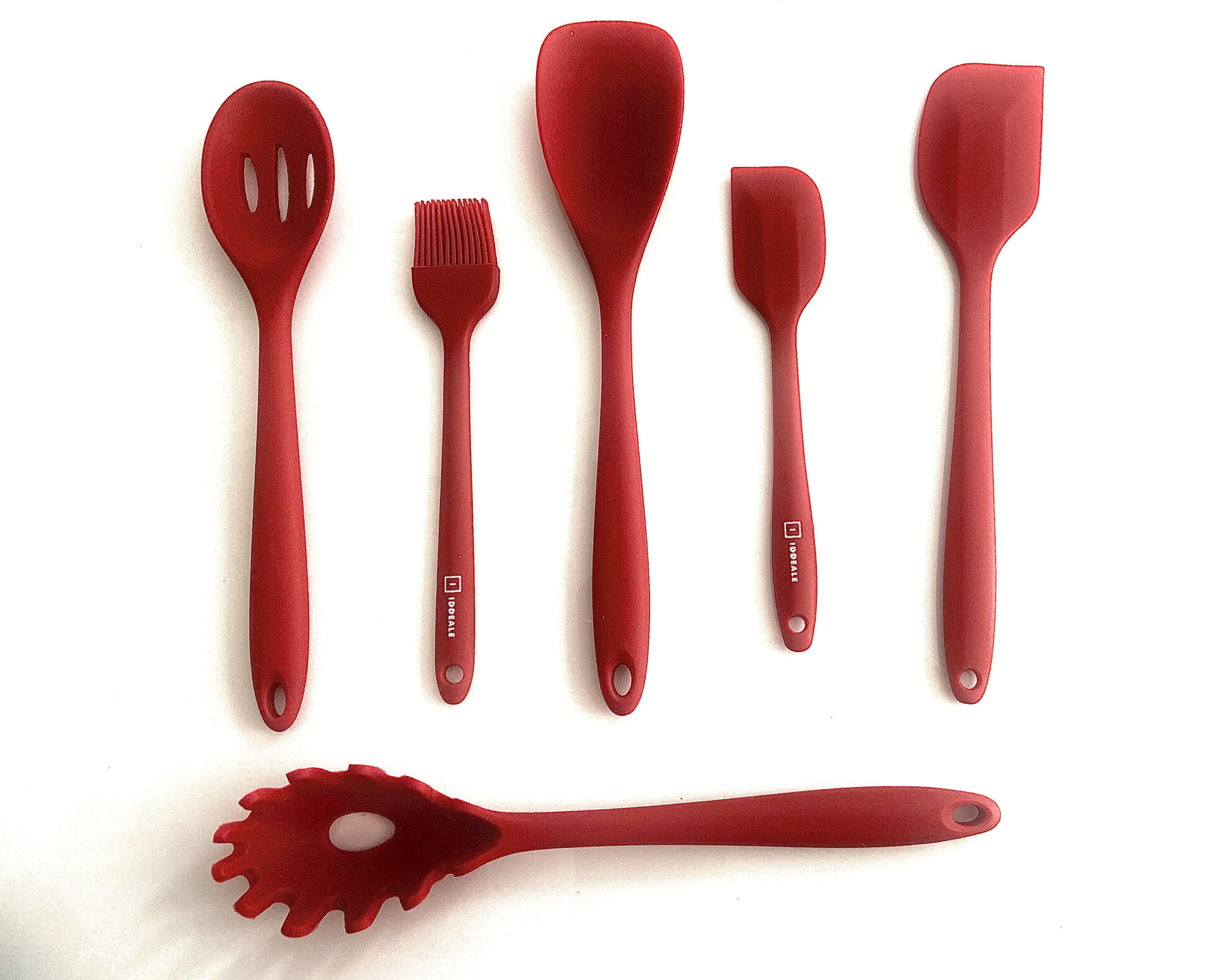 Kit Utensílios em Silicone - Vermelho - Imagem 4